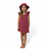 ESITO Dievčenské mušelínové šaty Ruby red Veľ. 86 - 92