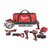 Milwaukee M18 FPP6H3-502B 4933498659 (set náradia obsahuje: M18 FPD3; M18 FIW2F12; M18 FCS552; M18 FSZ; M18 FSAG125X; M18 TLED; 2xM18 B5; M12-18 FC; Taška L)