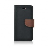 Fancy Book case - HTC M9 Black/Brown
