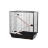 INTERZOO Frodo + Wood Klietka pre hlodavce 78 cm čierná