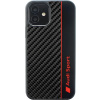 Audi Pouzdro Carbon Fiber pro iPhone 11 / Xr 6.1 černé/černé AUS-TPUPCIP11-R8/D1-BK