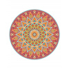 ZUTY Maľovanie podľa čísel - MANDALA Rámovanie: bez rámu a bez vypnutia plátna, Rozmer: 80x100 cm