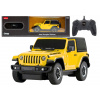 mamido Terénne autíčko JEEP Wrangler JL Rubicon na diaľkové ovládanie RC 1:24 žlté