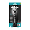 Gillette Mach3 Charcoal + 6 ks hlavíc