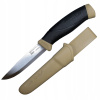 Morakniv NZ-CPN-SS-13 Turistický nôž (Mora nôž Morakniv Companion Khaki z nehrdzavejúcej ocele)