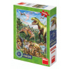 Puzzle Svietiaci svet dinosaurov 100 xl dielikov neón, 394155