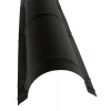 Hrebenáč oblý r.š. 312,5 mm pre škridlové krytiny - Eleganz, RAL 9005 Čierna, 312,50 mm