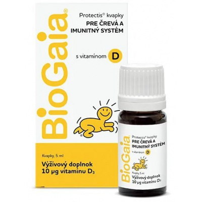BioGaia ProTectis kvapky s vitaminom D 5 ml