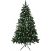 MagicHome Vianoce Stromček Albero, jedľa, zasnežené konce, so šiškami, 180 cm