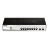 D-Link DGS-1210-10 10-Port Gigabit Smart+ Switch, 8x GbE, 2x SFP, fanless DGS-1210-10/E