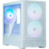 Zalman skříň P30 AIR White / miniT / 3x140mm fan ARGB / USB 3.0 / USB-C / temperované sklo / mesh panel / bílá
