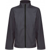 REGATTA PROFESSIONAL ABLAZE TRA 628 / Pánska 2-vrstvová softshellová bunda - seal grey/black M