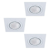 Moderné svietidlo EGLO AREITIO 3x GU10 SET 98637