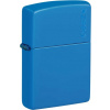 Zippo Sky Blue Matte Logo 26089