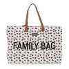 Childhome Cestovná taška Family Bag Canvas Leopard