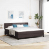 zahrada-XL Posteľ boxspring s matracom s matracmi Tmavohnedá 180 x 200 cm 3341121