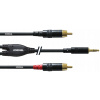 Kábel Cordial CFY 3 WCC minijack (3,5 mm) - 2x RCA (cinch) 3 m