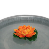DRAGIMEX Dekoratívne plávajúce lekno oranžový pr. 18 cm, 1 ks