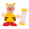 Stojánek na kartáček s přesýpacíma hodinama 1ks Kočka Bigjigs Toys
