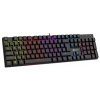 C-TECH mechanická klávesnice Morpheus, casual gaming, CZ/SK, červené spínače, RGB podsvícení, USB