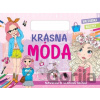 Krásna móda omaľovanka s nálepkami