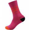 Alpine Pro Phalte Unisex vysoké ponožky USCY082 fuchsia L