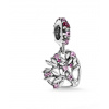 PANDORA Ružové srdce so stromom rodiny 799153C01 (Ag 925/1000, 2,1 g)
