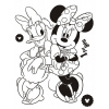Nálepka Minnie a Daisy - velúrová