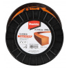 Makita E-02820 struna nylonová Plus 2,4mm, 206m, oranžová, hranatá
