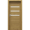PORTA Doors SET Rámové dvere VERTE HOME H.3 so sklom, fólia Dub prírodný + zárubeň PD-VER-H3_DUBPRI