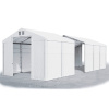 Skladovací stan (oceľ + pvc) 4x18x4m (PEVNÝ ÚLOŽNÝ STAN - GARÁŽ - 4m × 18m × 4m / 5,15m)