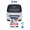 Tlačiareň štítkov BROTHER FOTO - VC500W - WIFI, USB, farebná bez atramentu - integrovaná rezačka VC500WZ1