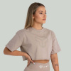 GymBeam Dámske tričko CropTop Taupe - STRIX Veľkosť: XL 93922-5-XL