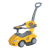 BABY MIX Detské odrážadlo s vodiacou tyčou 3v1 Mega Car Žlté 85x44x84 žltá