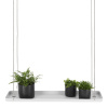 Záves na kvety WINDOW DRESSING, okenná, čierna / biela, 38x15cm | Esschert Design - bílá