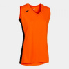 CANCHA III T-SHIRT ORANGE-BLACK SLEEVELESS XS