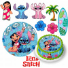 DIGITÁLNA TLAČ Jedlý obrázok na tortu STICH STITCH STICZ LILO + POSTAVY TEXT 18