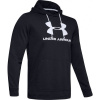 Under Armour SPORTSTYLE TERRY LOGO HOODIE čierna,biela Pánska mikina XXL