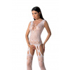 Passion BS099 white - Bodystocking Farba: Biela, Veľkosť: S/L