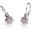 Dětské naušnice Cutie C2149-B Pink
