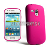 Silikónový obal Samsung Galaxy S III Mini – Soft – ružová