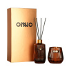 ONNO collection ONNO - GIFTSET ECLECTIC - SVÍČKA + DIFUZÉR AMBER - ginger fig 375 ml