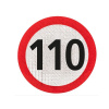 Označenie max. rýchlosti 110 km/h, Ø 20 cm, reflexná fólia II. triedy