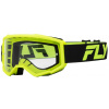 okuliare FOCUS, FLY RACING detské (čierna/hi-vis)