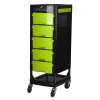 ACTIVESHOP Kadernícky vozík GABBIANO FT65 BLACK / GREEN