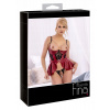 Abierta Fina Shelf Bra and String 2214172 Red
