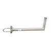 TIPA 14560957 Anténní držák 50cm na stožár s vinklem, rozteč třmenu 100mm , trubka 42/2mm, výška 16cm