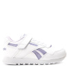 Reebok Unisex Kids' Glide Elastic Trainers White/Purple C11 (29)