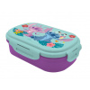Lilo a Stitch Svačinový box Disney Stitch s vidličkou fialový