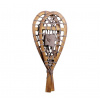 Chic Antique Hnedá antik dekorácia snežnice Snowshoes Vintage - 23*3*36 cm - Chic Antique